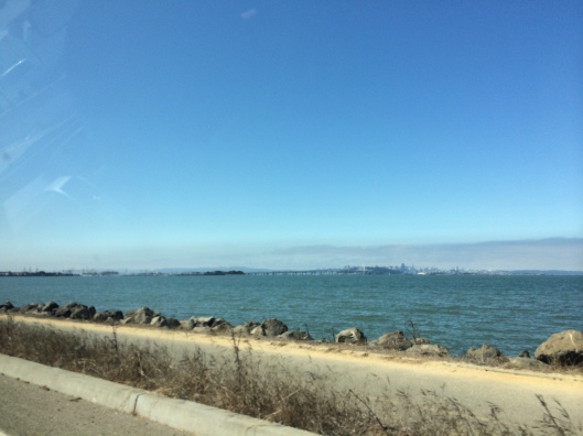 This is not The Mothership. It's another picture from my cab ride. Isn't the ocean beautiful?